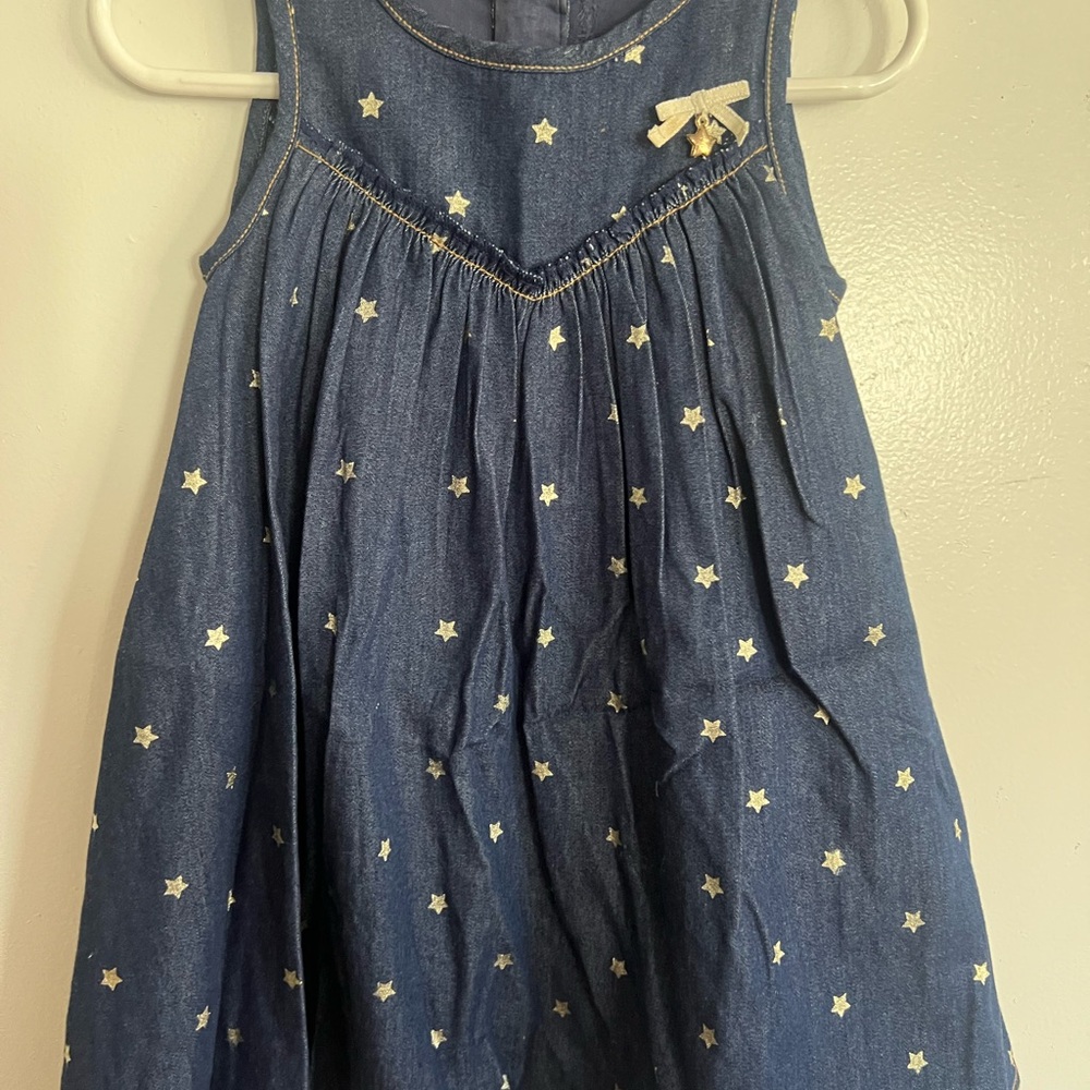 GAP Denim Star Print Kids Dress